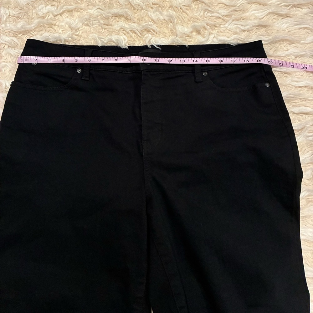 Talbots Deep Black Jeans Soft Material working pockets easy button zipper 16 - Picture 13 of 13